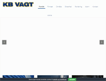 Tablet Screenshot of kb-vagt.dk